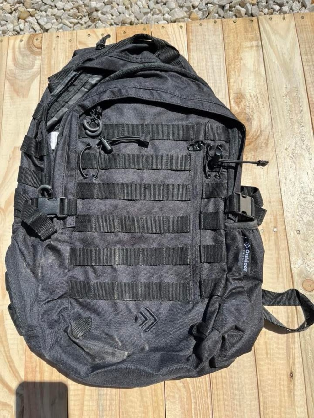Men's Tactical Black Backpack